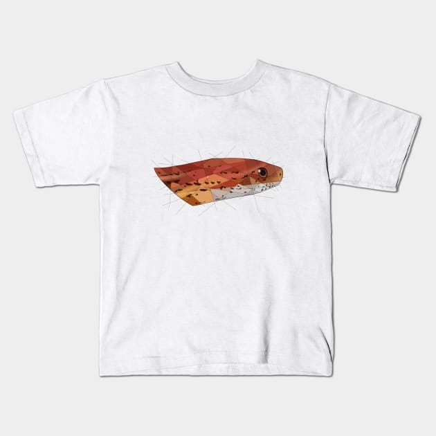 Corn Snake Kids T-Shirt by Blacklightco